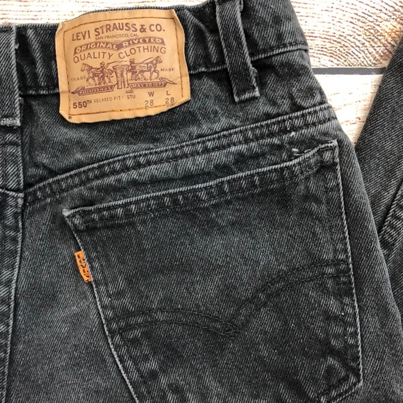 orange tab levis 550